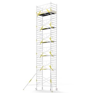 Panthera PRO 135x245 13,2m werkhoogte met enkele voorloopleuning carbon vloer