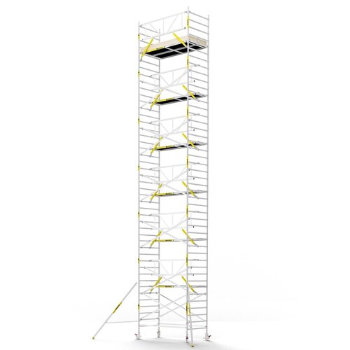 Panthera PRO 135x245 14,2m werkhoogte met enkele voorloopleuning carbon vloer