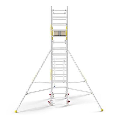 Panthera PRO 75x185 5,2m werkhoogte met dubbele voorloopleuning carbon vloer