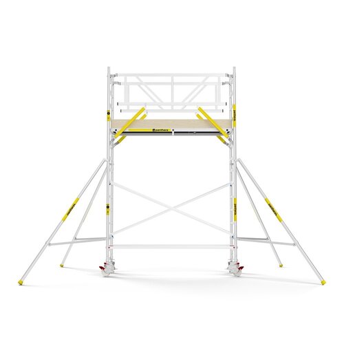 Panthera PRO 75x245 5,2m werkhoogte met dubbele voorloopleuning carbon vloer