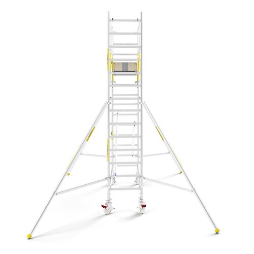 Panthera PRO 75x245 5,2m werkhoogte met dubbele voorloopleuning carbon vloer