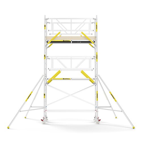 Panthera PRO 75x245 6,2m werkhoogte met dubbele voorloopleuning carbon vloer