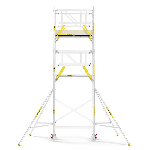 Panthera PRO 75x185 7,2m werkhoogte met dubbele voorloopleuning carbon vloer