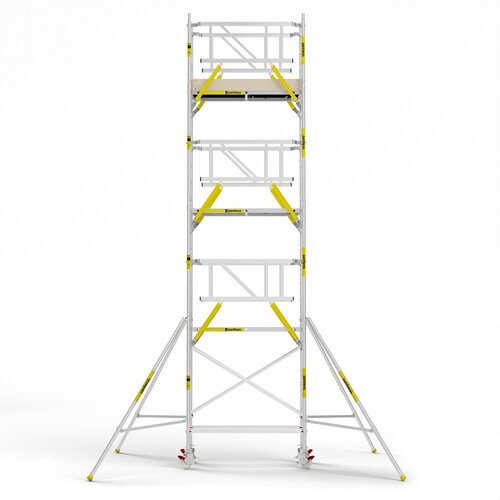 Panthera PRO 75x185 8,2m werkhoogte met dubbele voorloopleuning carbon vloer