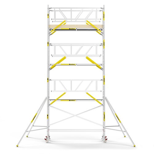 Panthera PRO 75x305 8,2m werkhoogte met dubbele voorloopleuning carbon vloer