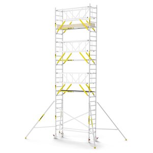 Panthera PRO 75x245 9,2m werkhoogte met dubbele voorloopleuning carbon vloer