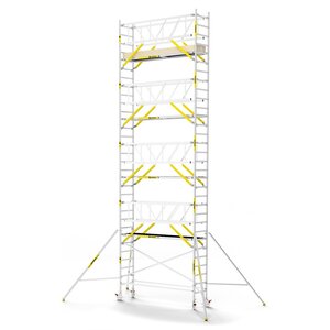 Panthera PRO 75x305 10,2m werkhoogte met dubbele voorloopleuning carbon vloer