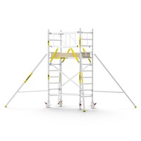 Panthera PRO 90x185 4,2m werkhoogte met dubbele voorloopleuning