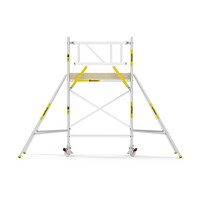 Panthera PRO 90x185 4,2m werkhoogte met dubbele voorloopleuning