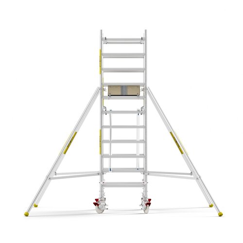 Panthera PRO 90x185 4,2m werkhoogte met dubbele voorloopleuning