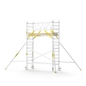 Panthera PRO 90x305 5,2m werkhoogte met dubbele voorloopleuning