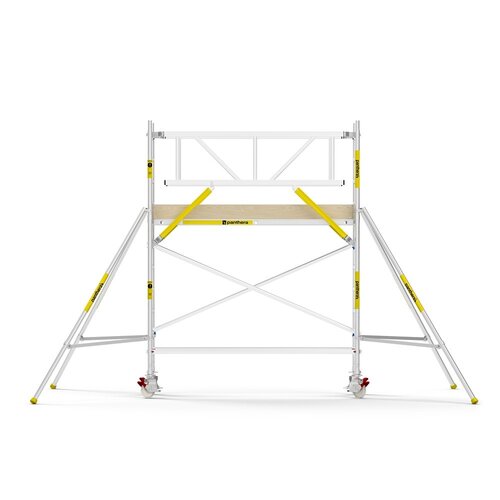 Panthera PRO 90x245 4,2m werkhoogte met dubbele voorloopleuning carbon vloer