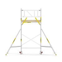 Panthera PRO 90x185 5,2m werkhoogte met dubbele voorloopleuning carbon vloer