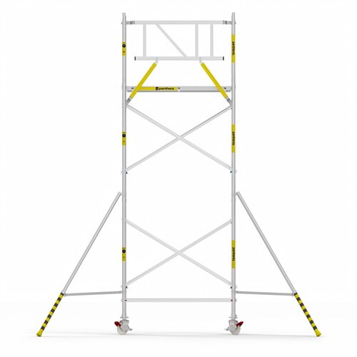 Panthera Basic 75x185 6,2m werkhoogte voorloopleuningen carbon vloer