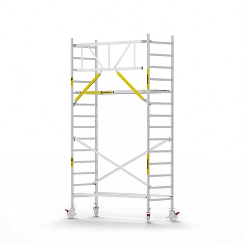 Panthera Basic 90x245 5,2m werkhoogte voorloopleuningen carbon vloer