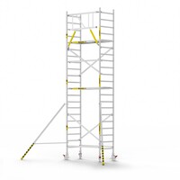 Panthera Basic 90x185 7,2m werkhoogte voorloopleuningen carbon vloer