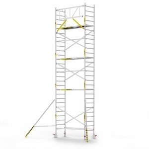 Panthera Basic 90x245 9,2m werkhoogte voorloopleuningen carbon vloer