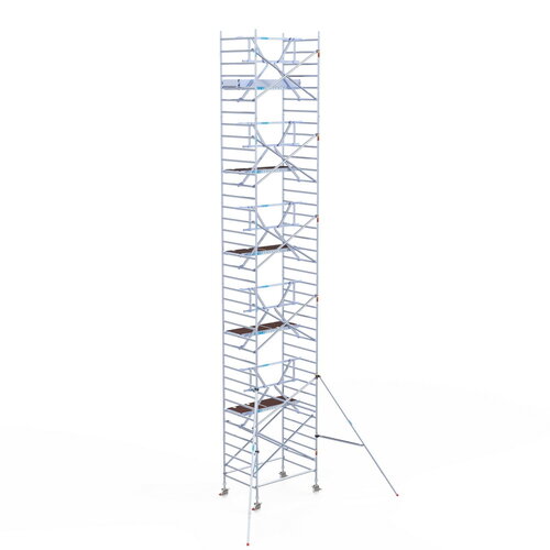 Euroscaffold Rolsteiger Professional 135x190 12,2m werkhoogte enkele voorloopleuning