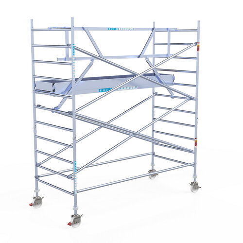 Euroscaffold Rolsteiger Professional 135x305 4,2m werkhoogte enkele voorloopleuning