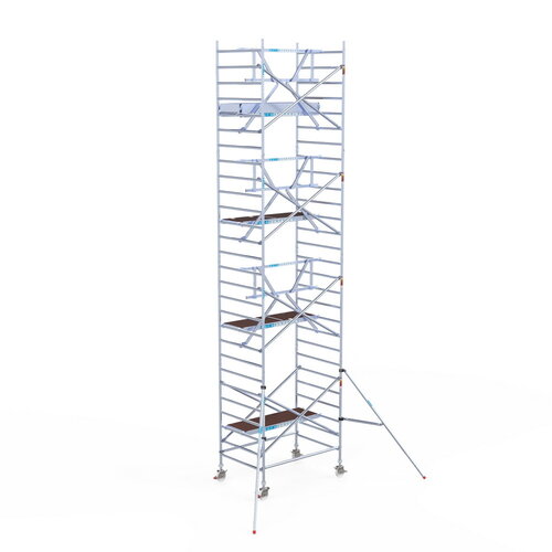 Euroscaffold Rolsteiger Professional 135x190 9,2m werkhoogte enkele voorloopleuning