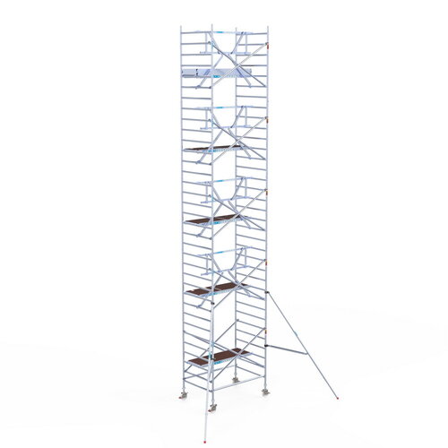 Euroscaffold Rolsteiger Professional 135x190 11,2m werkhoogte enkele voorloopleuning