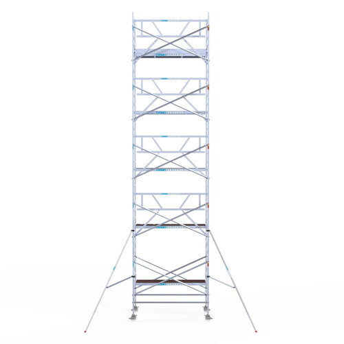 Euroscaffold Rolsteiger Professional 135x250 11,2m werkhoogte enkele voorloopleuning