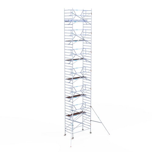 Euroscaffold Rolsteiger Professional 135x250 14,2m werkhoogte enkele voorloopleuning