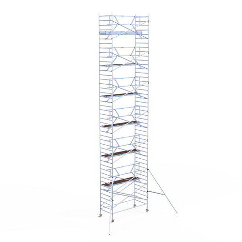 Euroscaffold Rolsteiger Professional 135x305 14,2m werkhoogte enkele voorloopleuning