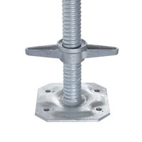 Euroscaffold Euroscaffold Voetplaat met stalen spindel 60 cm