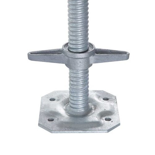 Euroscaffold Euroscaffold Voetplaat met stalen spindel 60 cm