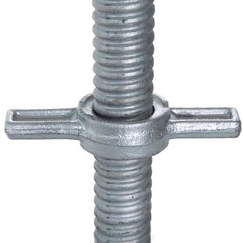 Euroscaffold Euroscaffold Voetplaat met stalen spindel 100 cm