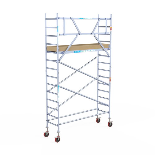 Euroscaffold Basis rolsteiger 75 x 250 x 5,2m werkhoogte