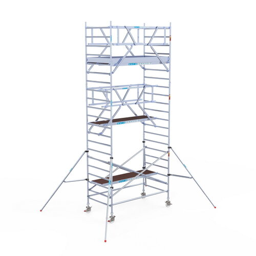 Euroscaffold Rolsteiger Professional 135x250 7,2m werkhoogte carbon vloer dubbele voorloopleuning