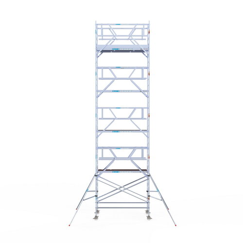 Euroscaffold Rolsteiger Professional 135x250 10,2m werkhoogte carbon vloer dubbele voorloopleuning