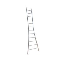 Eurostairs Eurostairs Ladder enkel uitgebogen 1 x 6 sporten Eurostairs Eurostairs Ladder enkel uitgebogen 1 x 6 sporten