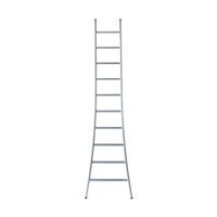 Eurostairs Eurostairs Ladder enkel uitgebogen 1 x 14 sporten