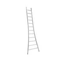 Eurostairs Eurostairs Ladder enkel uitgebogen 1 x 20 sporten Eurostairs Eurostairs Ladder enkel uitgebogen 1 x 20 sporten