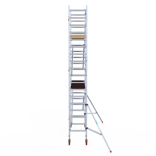 Euroscaffold Basis rolsteiger 75 x 250 x 6,2m werkhoogte met lichtgewicht platform