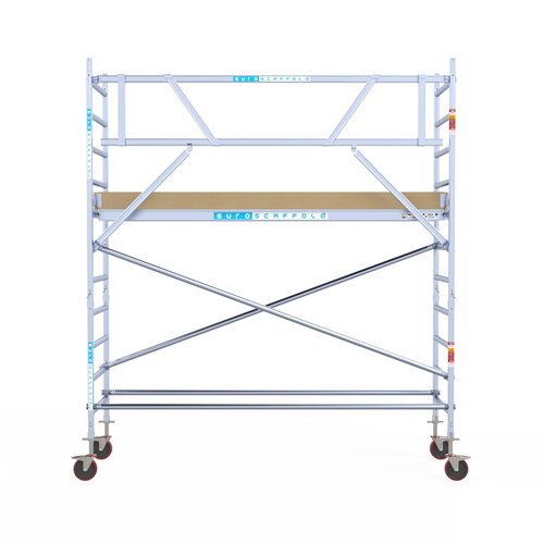 Euroscaffold Basis rolsteiger 90 x 305 x 4,2m werkhoogte met lichtgewicht platform