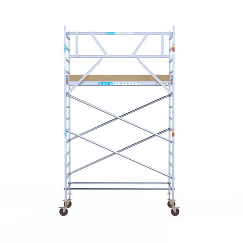 Euroscaffold Basis rolsteiger 90 x 250 x 5,2m werkhoogte met lichtgewicht platform
