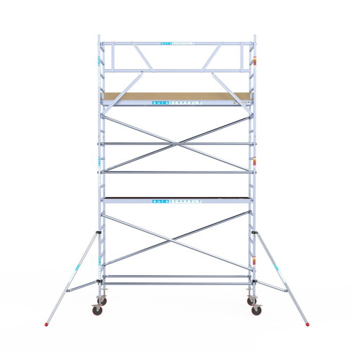 Euroscaffold Basis rolsteiger 90 x 305 x 6,2m werkhoogte met lichtgewicht platform