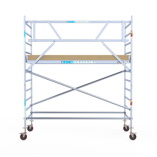 Euroscaffold Basis rolsteiger 135 x 305 x 4,2m werkhoogte met lichtgewicht platform