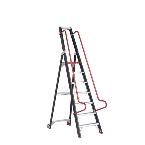 Altrex Altrex Taurus enkel oploopbare magazijntrap -  7 treden