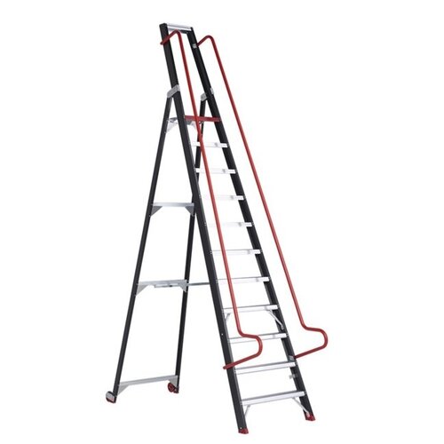 Altrex Altrex Taurus enkel oploopbare magazijntrap -  11 treden