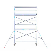 Euroscaffold Euroscaffold Euro 90x305x6,2m werkhoogte carbon vloer