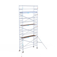 Euroscaffold Euroscaffold Euro 90x305x8,2m werkhoogte carbon vloer