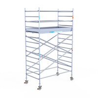 Euroscaffold Euroscaffold Euro 135x250x5,2m werkhoogte carbon vloer