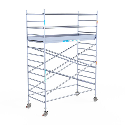 Euroscaffold Euroscaffold Euro 135x305x5,2m werkhoogte carbon vloer