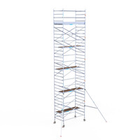 Euroscaffold Euroscaffold Euro 135x250x11,2m werkhoogte carbon vloer