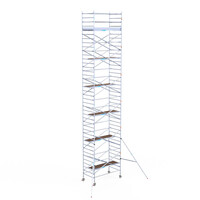 Euroscaffold Euroscaffold Euro 135x250x13,2m werkhoogte carbon vloer